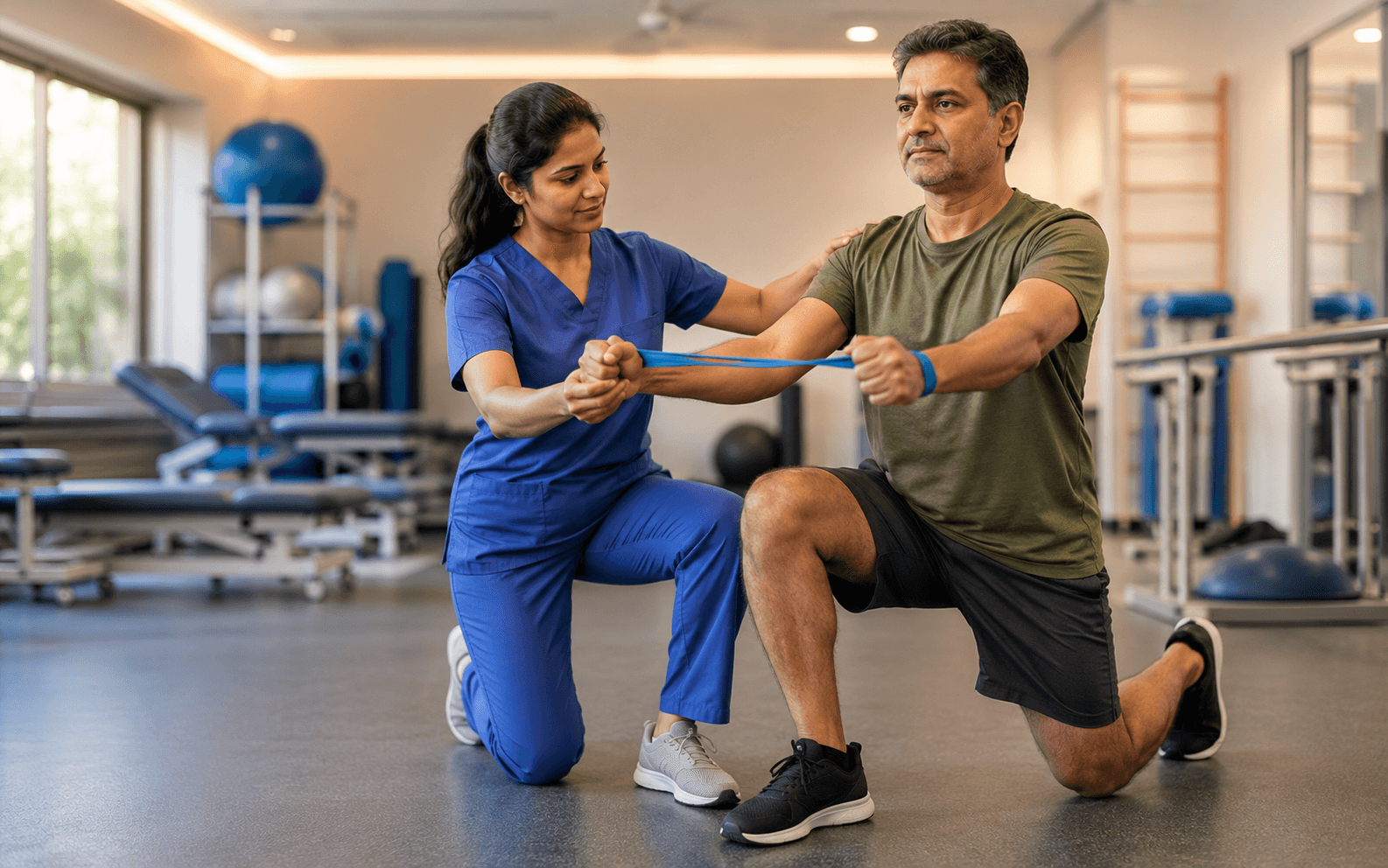 Advanced physiotherapy rehabilitation treatment at MoveWell Ahmedabad